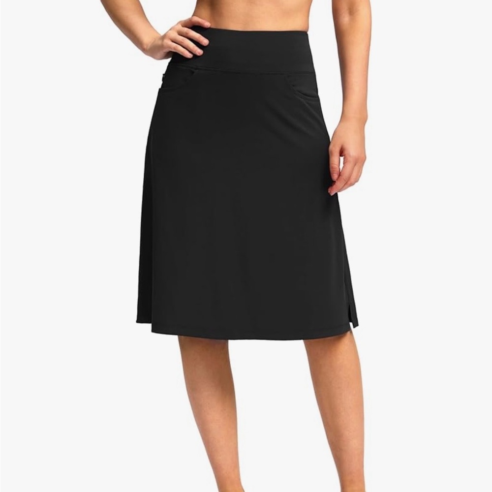 Viodia travel athletic modest midi skort skirt